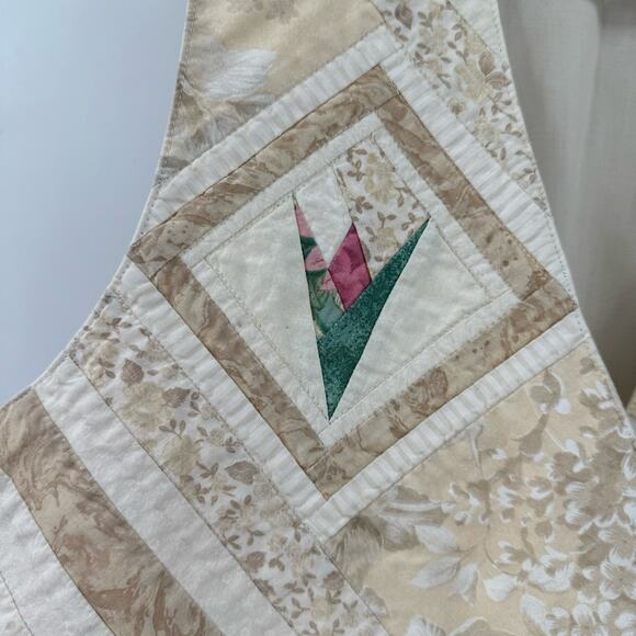 Vintage 90s handmade Quilted Vest - Picture 7 of 7